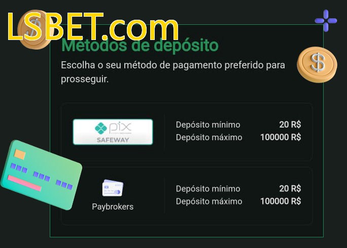 O cassino LSBET.combet oferece uma grande variedade de métodos de pagamento